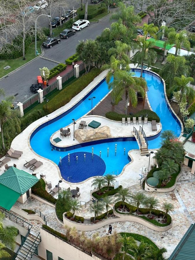 Flat Com Vista Panoramica -15- Na Barra Da Tijuca - Estacionamento Gratuito - Frigobar - Ar Condicionado - Piscina - Academia - Balsa Para Praia Gratis - Varanda - Vista Parcial Mar E Lagoa Rio de Janeiro Kültér fotó